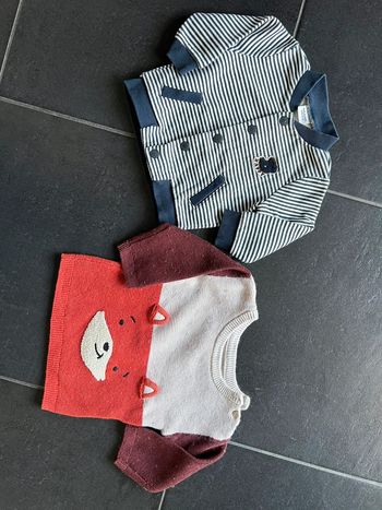 Lot pull et veste Teddy Sergent Major et TAO 12 mois