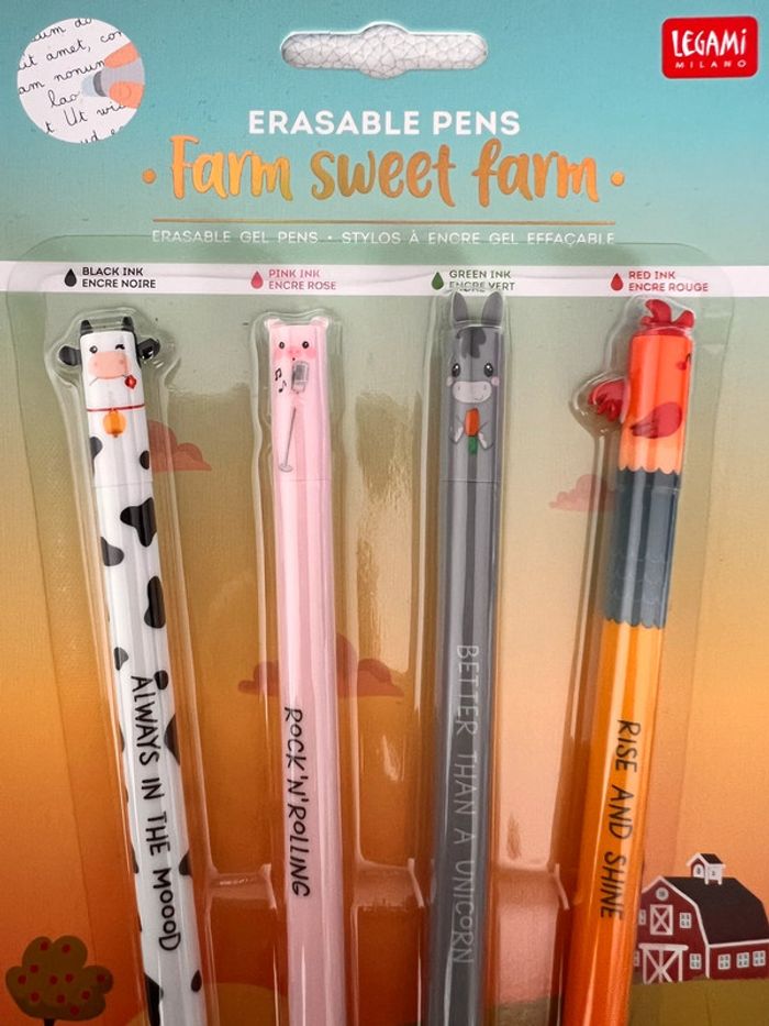 Packs stylos Legami Farm Sweet Farm neuf - photo numéro 2
