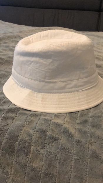 Chapeau blanc enfant tout de tête 49 cm