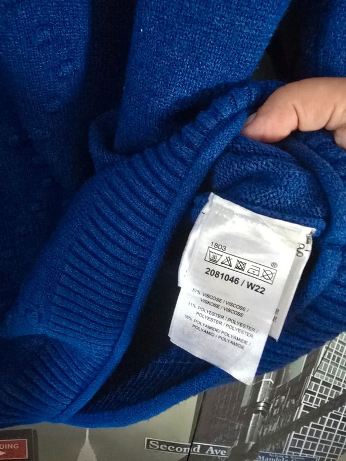 Pull bleu roi taille 6 Zamba - photo numéro 4
