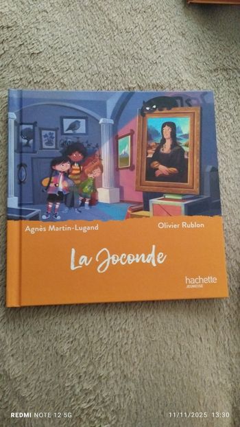 Livre la Joconde de Virginie grimaldi