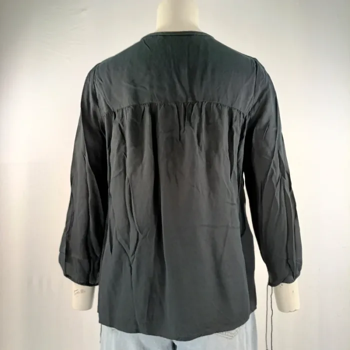 Blouse noire avec cordon de serrage - Comptoir des Cotonniers - Taille 36 - A079 - photo numéro 3