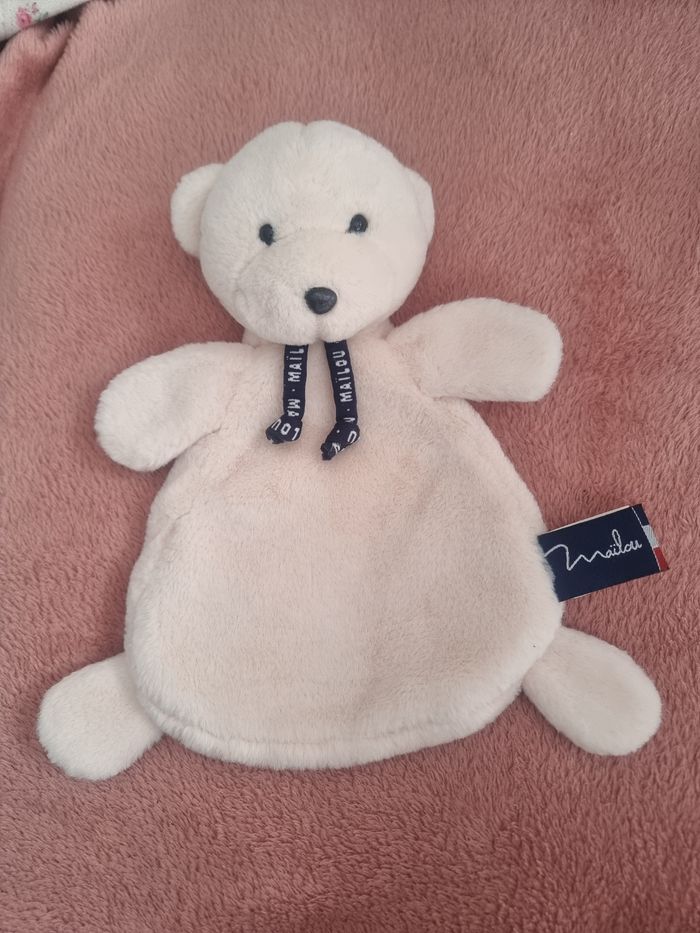 Doudou Ourson Écru