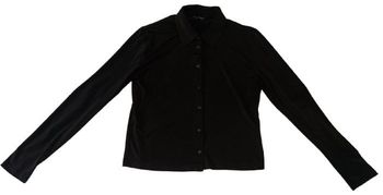 Chemise Femme - courte noir - (Taille L) - (Stradivarius)