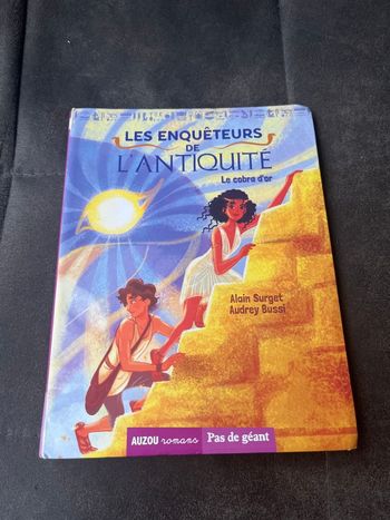 Auzou romans les enquêteurs de l’antiquité cm1