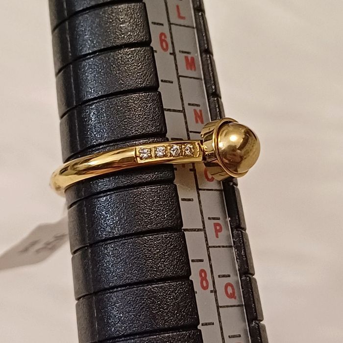 Bague zag en acier inoxydable taille 54 - photo numéro 7