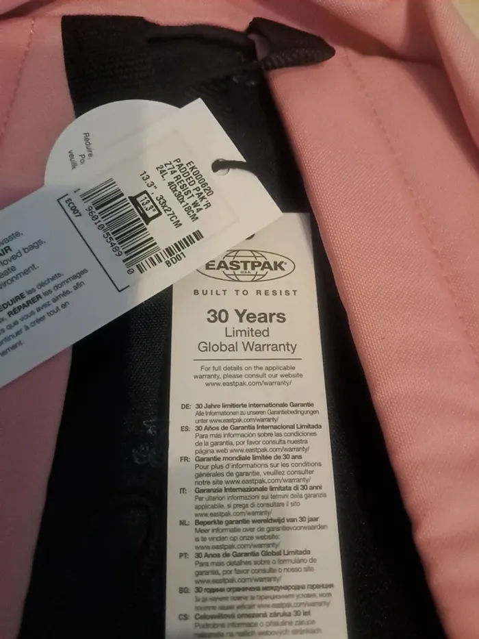 Eastpak padded resist waste anti gaspi écologique neuf - photo numéro 8