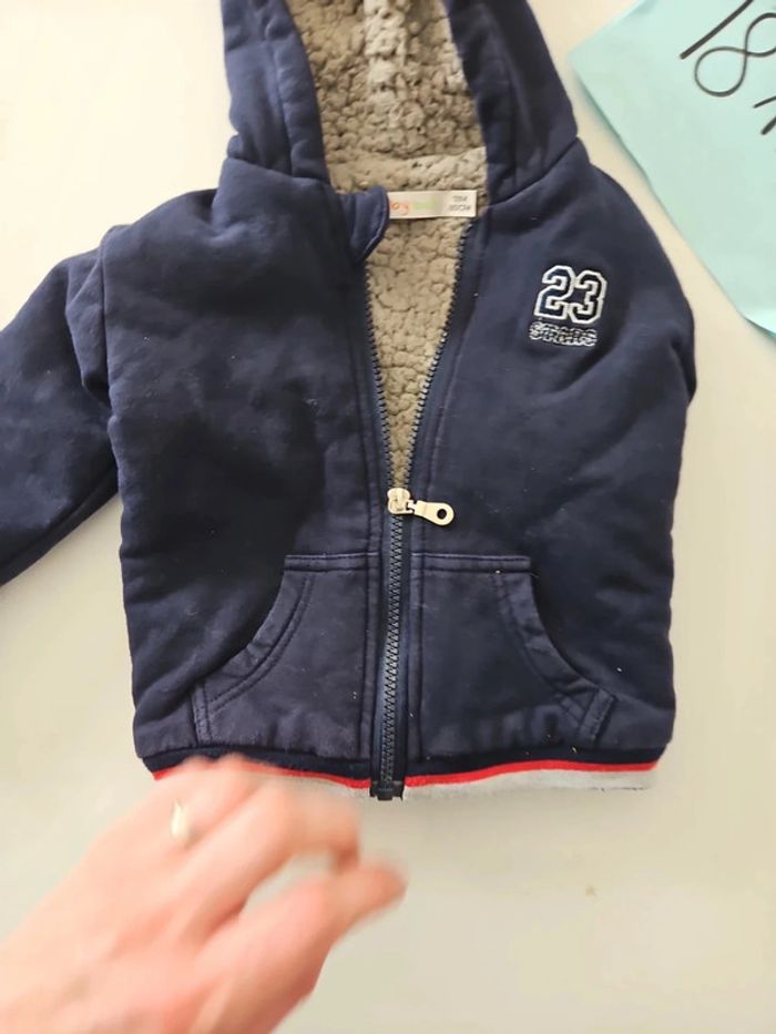 Gilet sweat chaud  18 mois - photo numéro 3