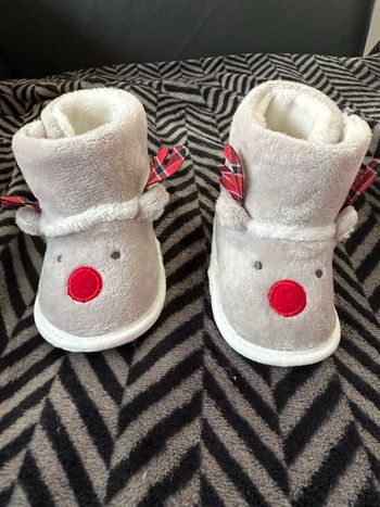 Chaussons Renne de Noel