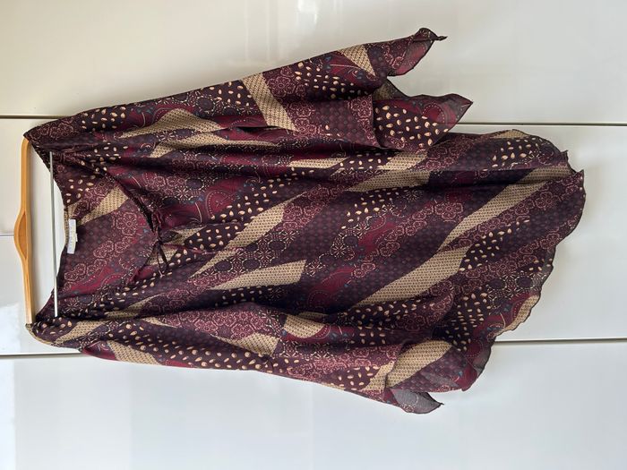 Tunique bordeaux Bleu Bonheur - Taille 52