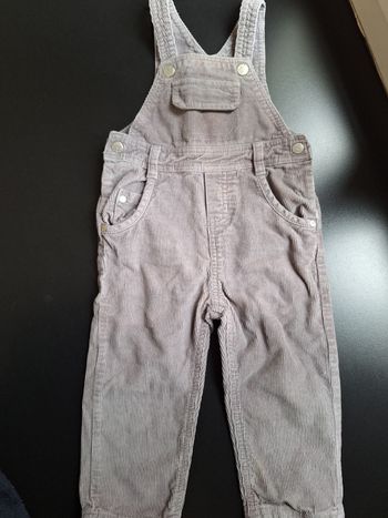 Salopette velours 23 mois