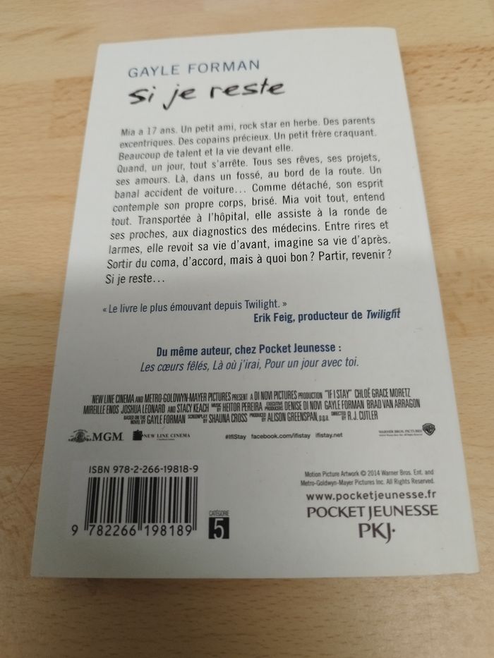 Si je reste

GAYLE FORMAN

PKJ - photo numéro 2