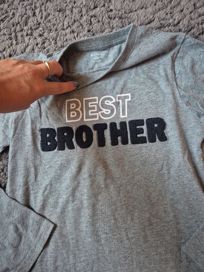Tee-shirt best brother - photo numéro 3
