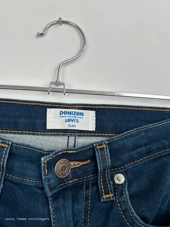 Jean Levi's Denizen Garçon Slim Marine | Taille 12 Ans | Très Bon État SJ532 - photo numéro 3