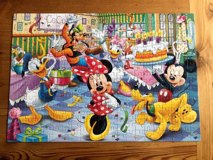 Puzzle 250 pièces Minnie et Mickey - photo numéro 2