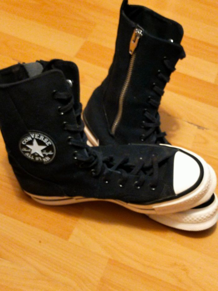 Converse plateforme pointure 41 noires - photo numéro 3