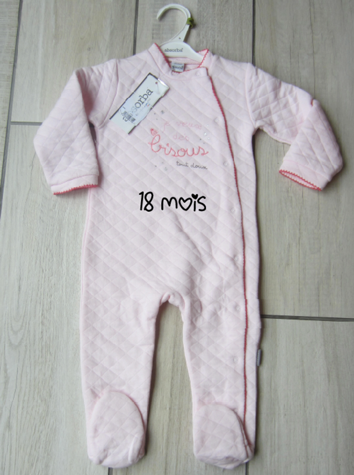 Grenouillere neuve Absorba 18 mois