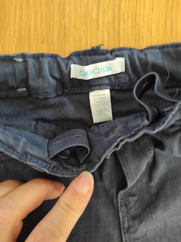 Jean bleu marine Obaïbi - photo numéro 4
