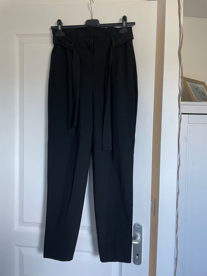 Pantalon à pince noir