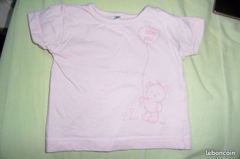 T-shirt été fantaisie, Taille Naissance (0 mois)