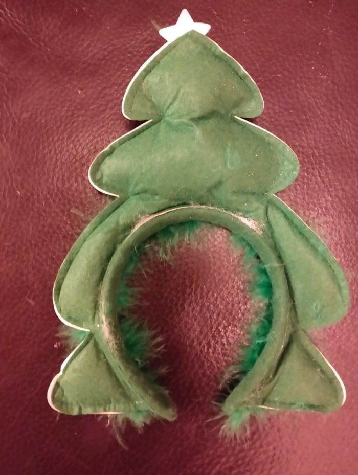Serre-tête de Noël Sapin vert - photo numéro 3
