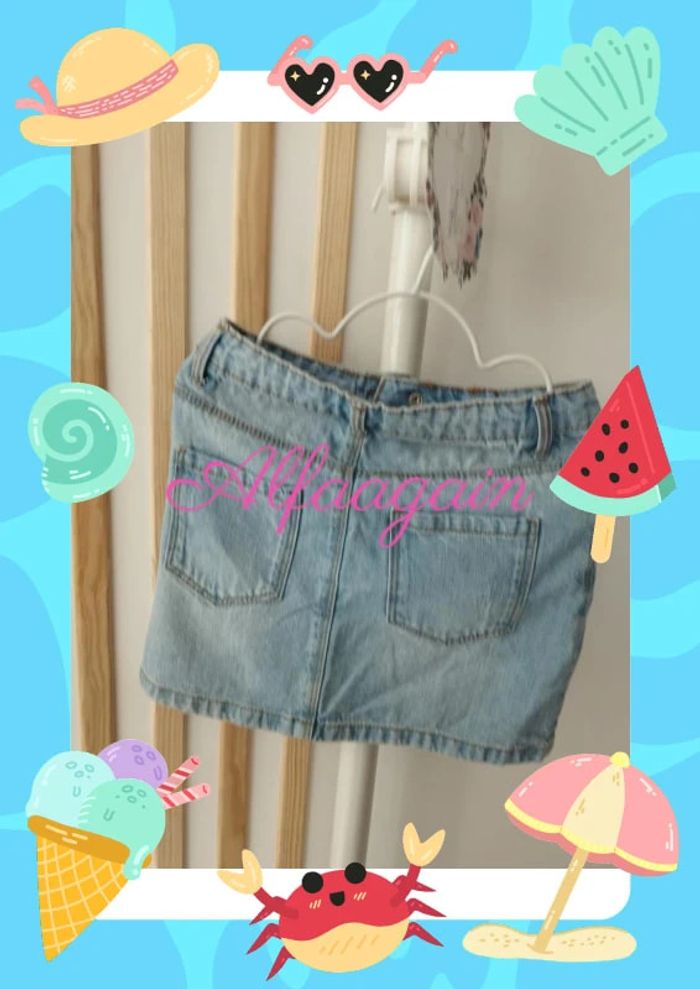 Ensemble jupe jean t-shirt Kiabi 5ans - photo numéro 10