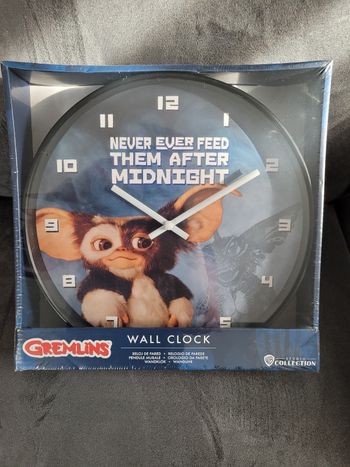 pendule murale les gremlins neuf(10e)