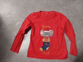haut tee shirt manches longues fille 4 ans