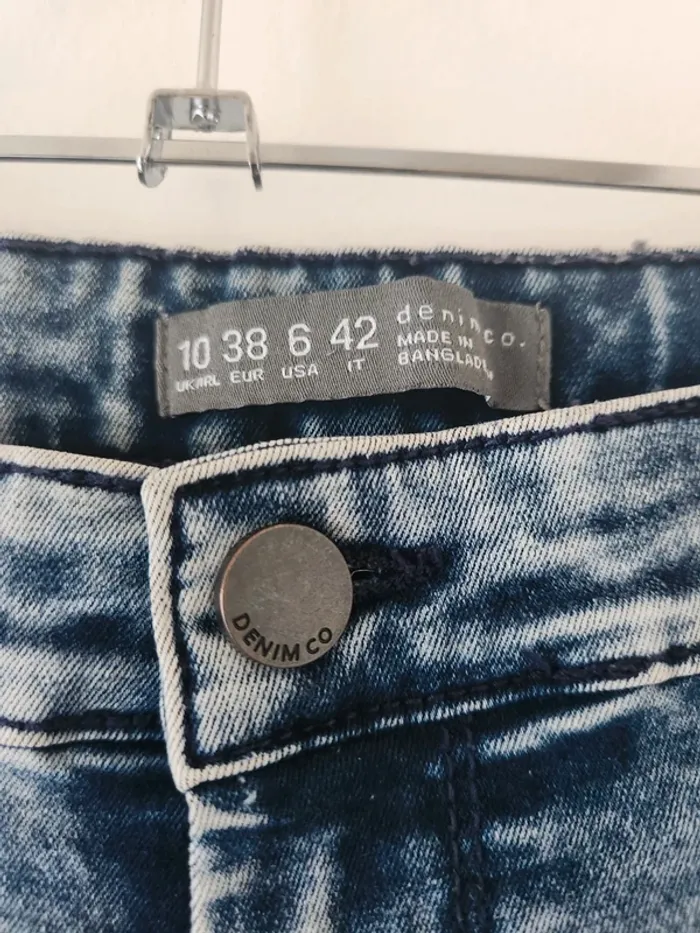 Jean slim effet délavé - Denim Co - Taille 38 (EUR) / 10 (UK) / 6 (US) / 42 (IT) - photo numéro 3