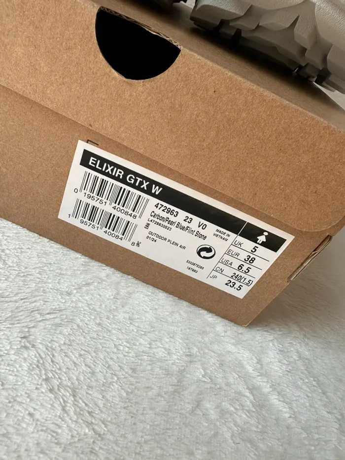 Salomon elixir gtx pour femme taille 38 neuf - photo numéro 3