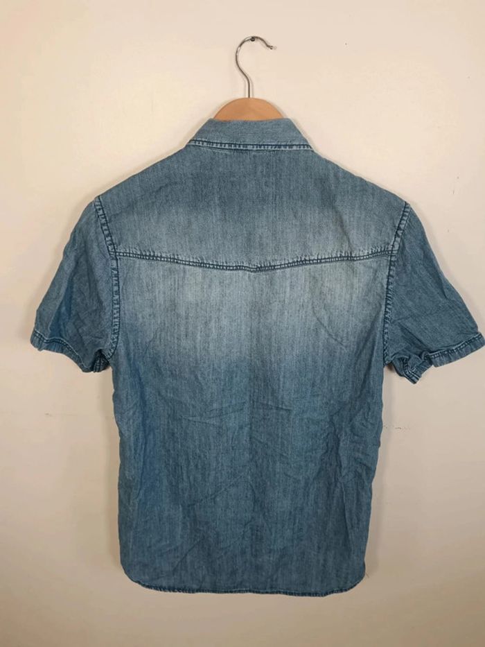 C26 chemise bleu kiabi S - photo numéro 2