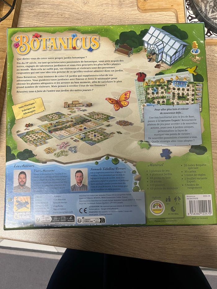 Jeux de société botanicus neuf jamais ouvert - photo numéro 2
