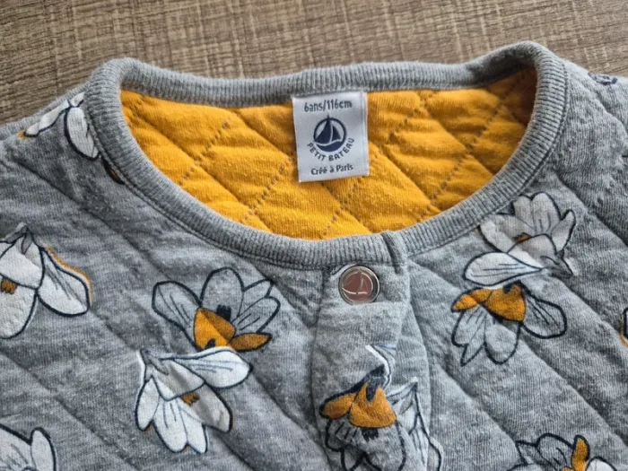 Gilet matelassé Petit Bateau 6 ans en bon état - photo numéro 3