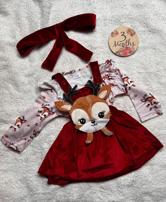 Tenue Noël pour bébé 3-6 mois