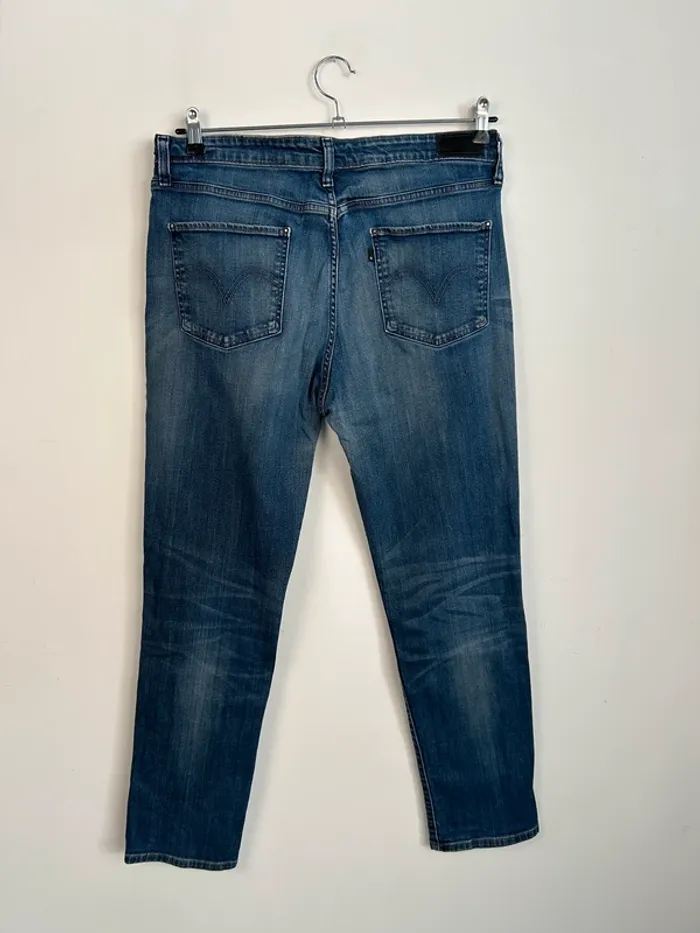 Jean Levi's Femme Marine W32 L32 | Mid Rise Skinny | Taille 42 | Très Bon État | BP267