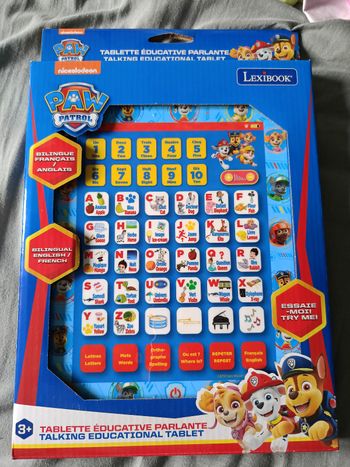 Tablette Lexibook pat patrouille