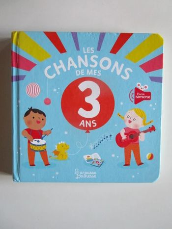 Livre sonore : les chansons de mes 3 ans