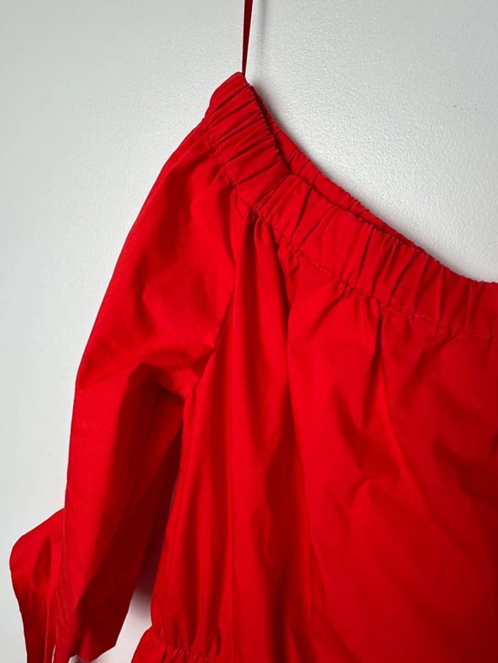 🌸Robe - rouge - H&M - à porter sur les épaules 🌸 - photo numéro 3
