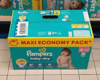 Couches Pampers Baby Dry Taille 4