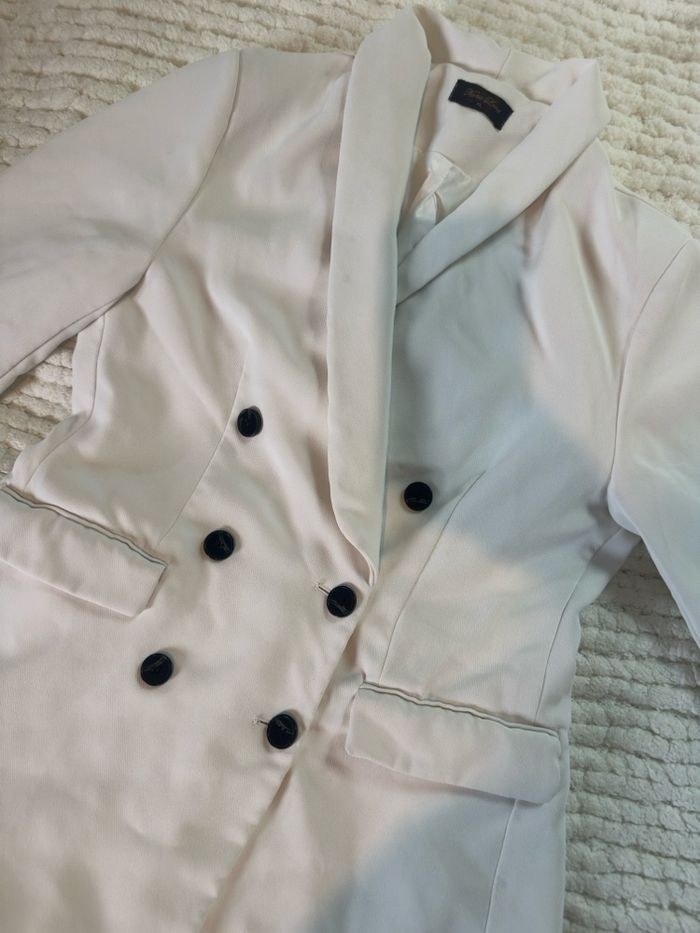 Blazer tailleur blanc - photo numéro 2