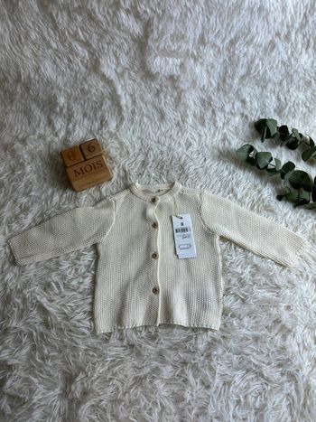 Cardigan écru Moodstreet petit taille 6 mois