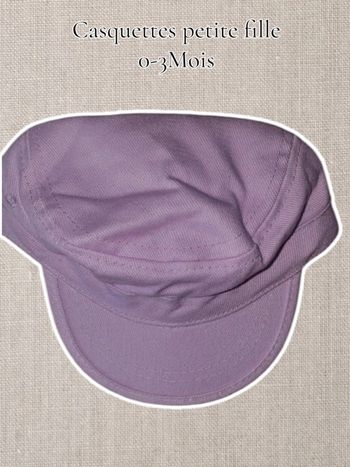 Casquette fille - 0-3 Mois