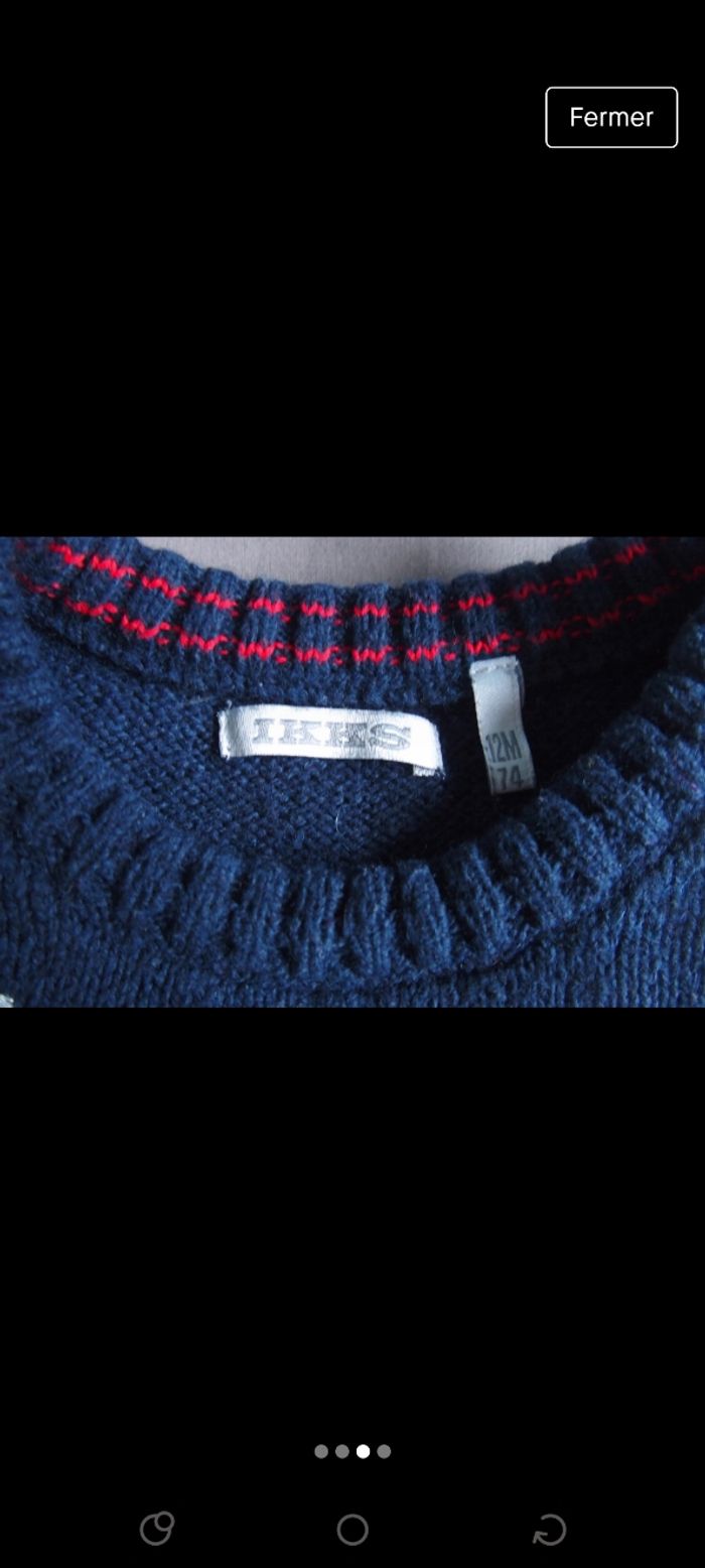Pull chaud IKKs 12 mois - photo numéro 4