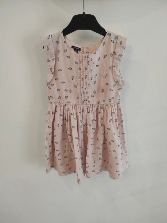 Robe d'été rose clair 4 ans