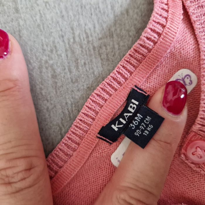 Gilet 36 mois kiabi rose - photo numéro 2