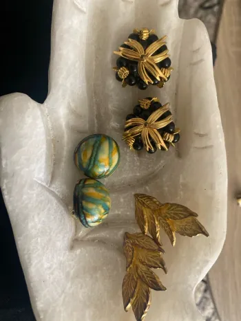 Boucle d’oreille à clip vintage