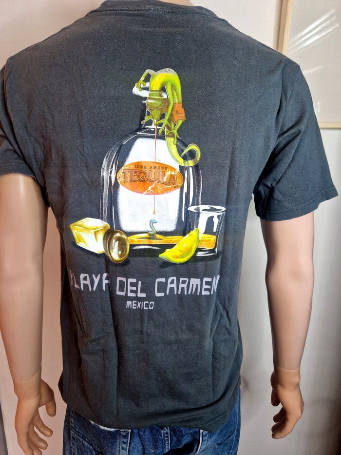 VINTAGE – T-shirt Souvenir Mexico – Taille M – Style Summer / Tequila - photo numéro 2