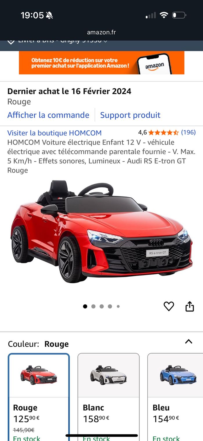 Voiture électrique enfant