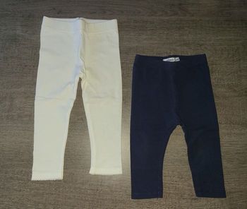 Lots de 2 legging 12 mois fille