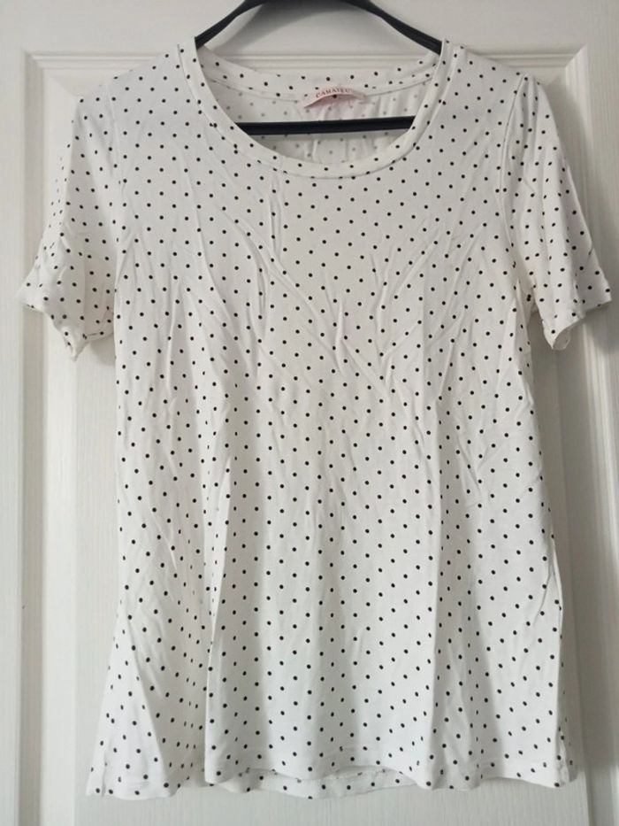 tee-shirt courtes manches taille M Camaieu